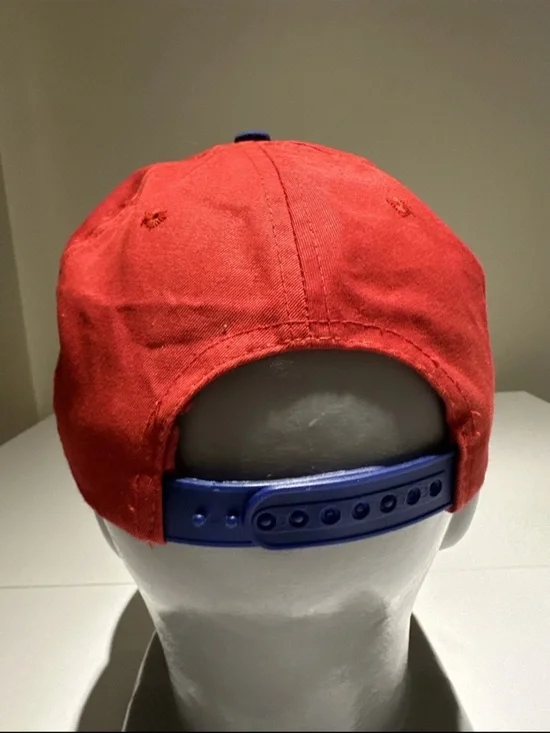 Budweiser Red & Blue Racing Patch Cap - Picture 5 of 7